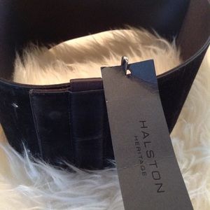 Halston Heritage Black Belt